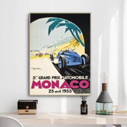 poster gran premio monaco 1933
