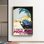 poster gran premio monaco 1933