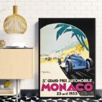 poster gran premio monaco 1933
