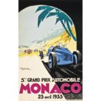 poster gran premio monaco 1933