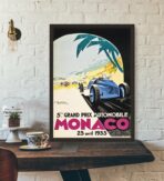 poster gran premio monaco 1933