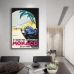 poster gran premio monaco 1933