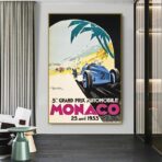 poster gran premio monaco 1933