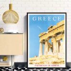 poster vintage della grecia 1
