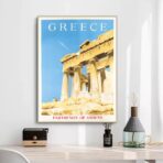 poster vintage della grecia 1