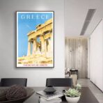 poster vintage della grecia 1
