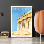 poster vintage della grecia 1