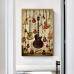 poster chitarra vintage