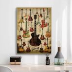 poster chitarra vintage
