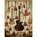 poster chitarra vintage