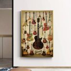 poster chitarra vintage