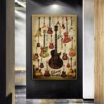 poster chitarra vintage