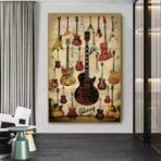 poster chitarra vintage