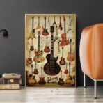poster chitarra vintage