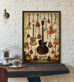 poster chitarra vintage