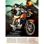 poster vintage harley davidson 1