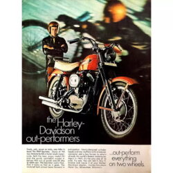 poster vintage harley davidson 1