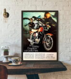 poster vintage harley davidson 1