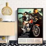 poster vintage harley davidson 1