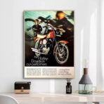poster vintage harley davidson 1