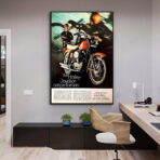poster vintage harley davidson 1