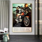 poster vintage harley davidson 1