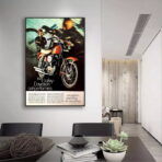 poster vintage harley davidson 1