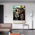 poster vintage harley davidson 1