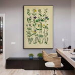 poster erbario vintage