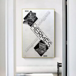 poster vintage br hermes