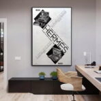 poster vintage br hermes