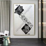 poster vintage br hermes