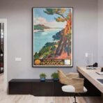 poster hossegor vintage 2