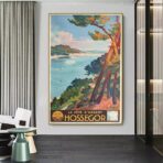 poster hossegor vintage 2