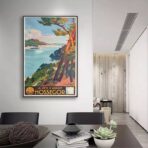 poster hossegor vintage 2