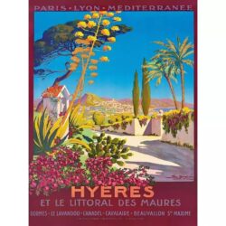 poster hyeres vintage 2