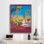 poster hyeres vintage 2