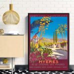 poster hyeres vintage 2