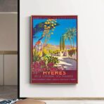 poster hyeres vintage 2