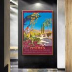 poster hyeres vintage 2