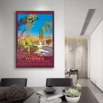 poster hyeres vintage 2