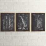 poster vintage sassofono
