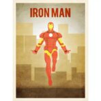 poster vintage iron man
