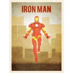 poster vintage iron man