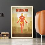 poster vintage iron man