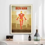 poster vintage iron man