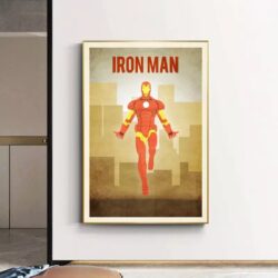 poster vintage iron man