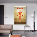 poster vintage iron man