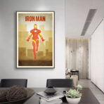 poster vintage iron man