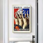 poster vintage dei giochi olimpici 1